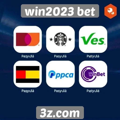 Métodos de pagamento aceitos no site win2023 bet